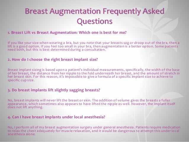augmentation breast question Augmentation breast question
